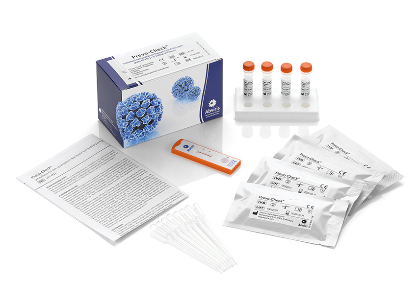 Prevo-Check rapid HPV test shown